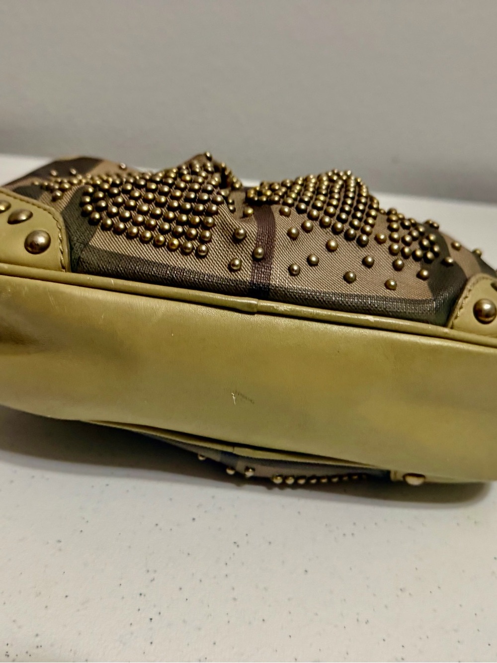 Burberry Studded Heart Crossbody Bag in Brown - Picture 6 of 13
